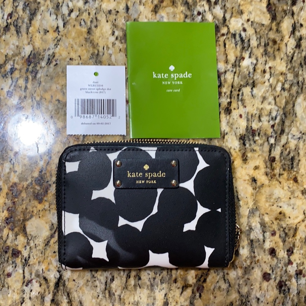 Kate Spade Grove Street splodge dot wallet